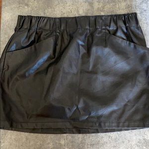 Wild fable leather skirt